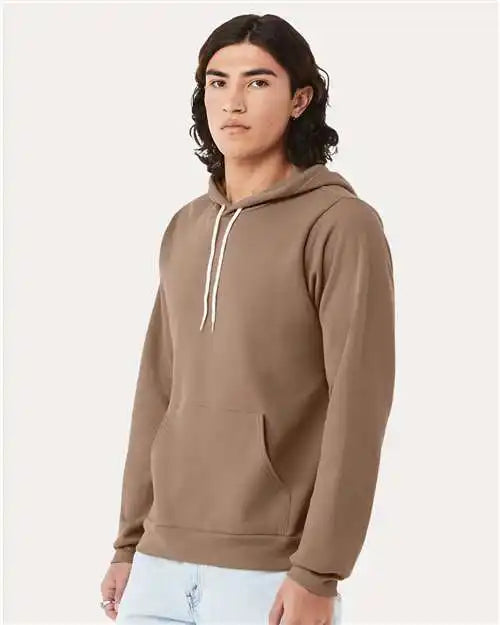 Bella + Canvas 3719c Sponge Fleece Hoodie - 3719 - Vintage Brown
