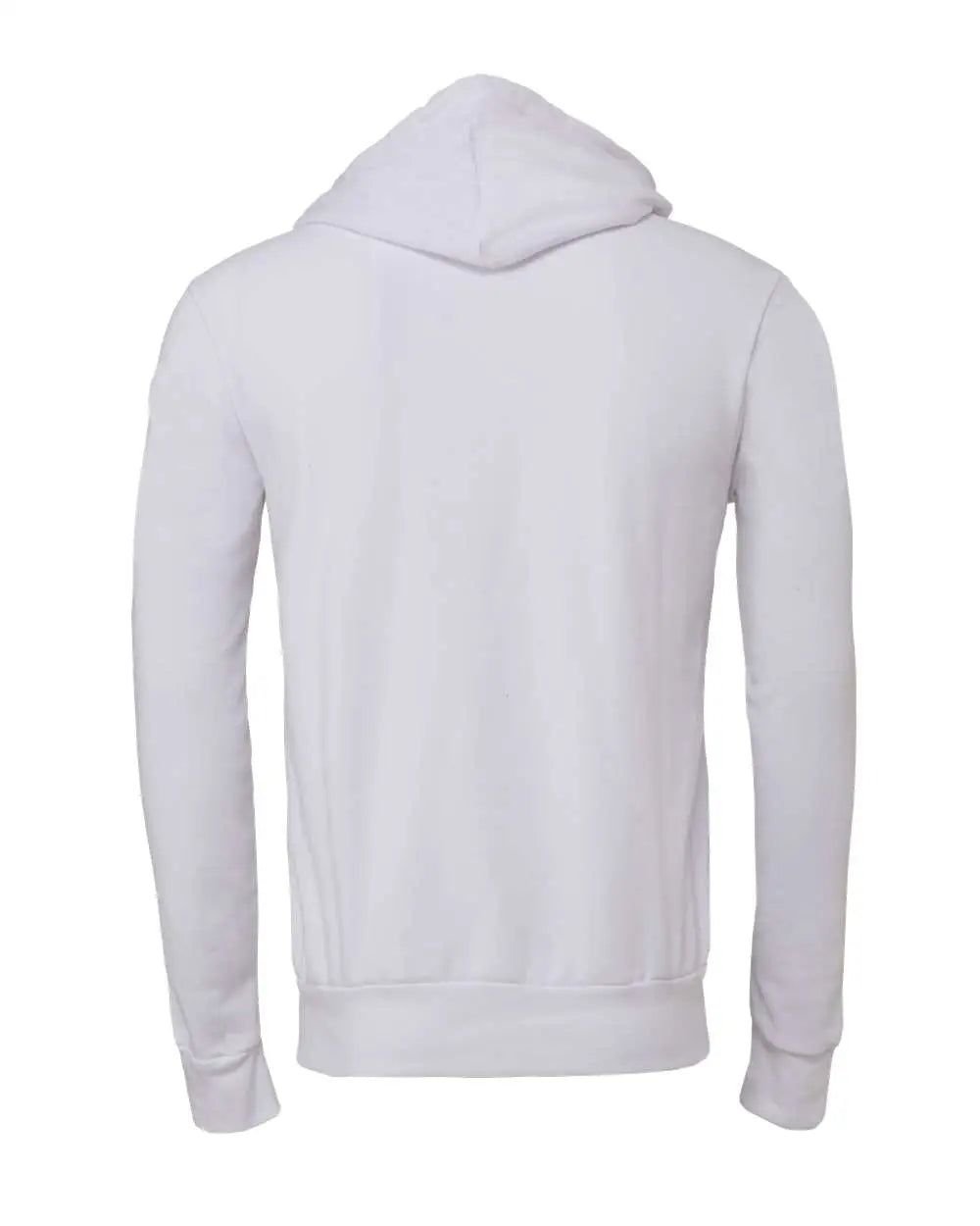 Bella + Canvas 3719c Sponge Fleece Hoodie - 3719 - White - Adult Xs
