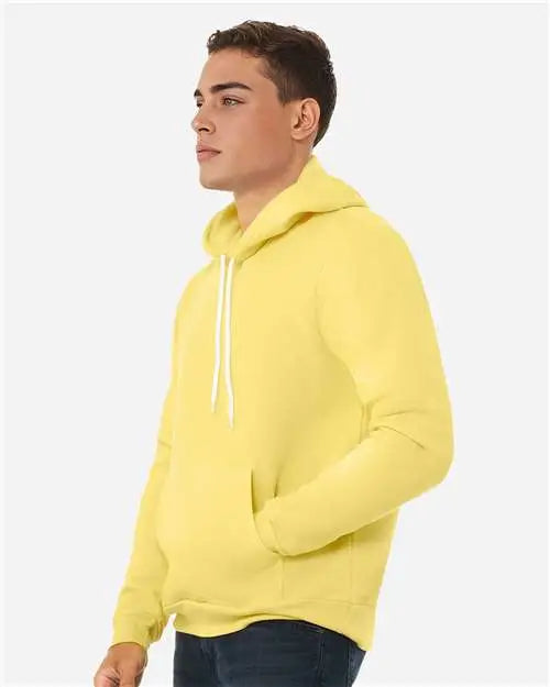 Bella + Canvas 3719c Sponge Fleece Hoodie - 3719 - Yellow