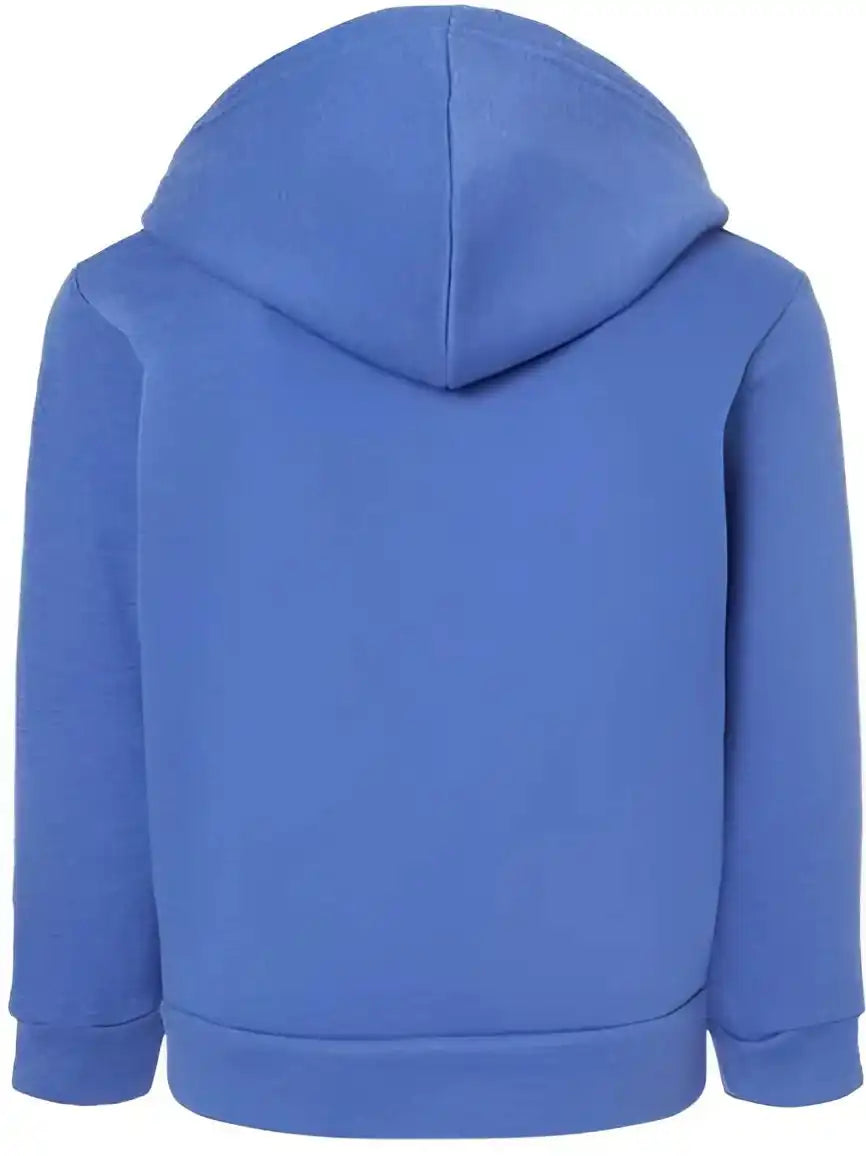 Bella + Canvas 3719t Toddler Sponge Fleece Pullover Hoodie Heather True Royal