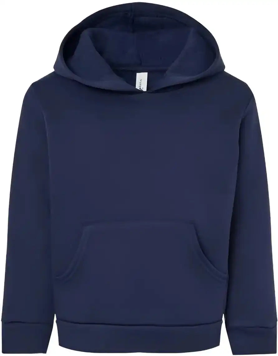Bella + Canvas 3719t Toddler Sponge Fleece Pullover Hoodie - Navy