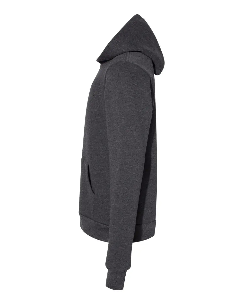 Bella + Canvas 3719y Youth Sponge Fleece Hoodie - Dark Grey Heather