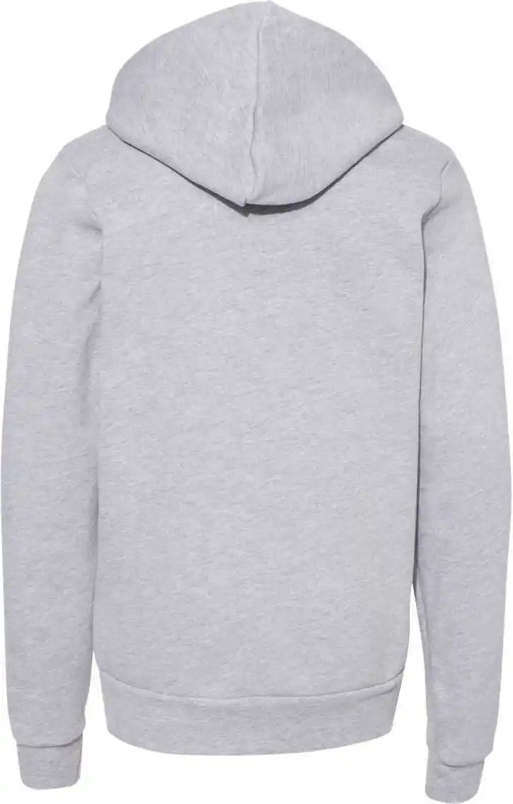 Bella + Canvas 3719y Youth Sponge Fleece Hoodie Heather True Royal
