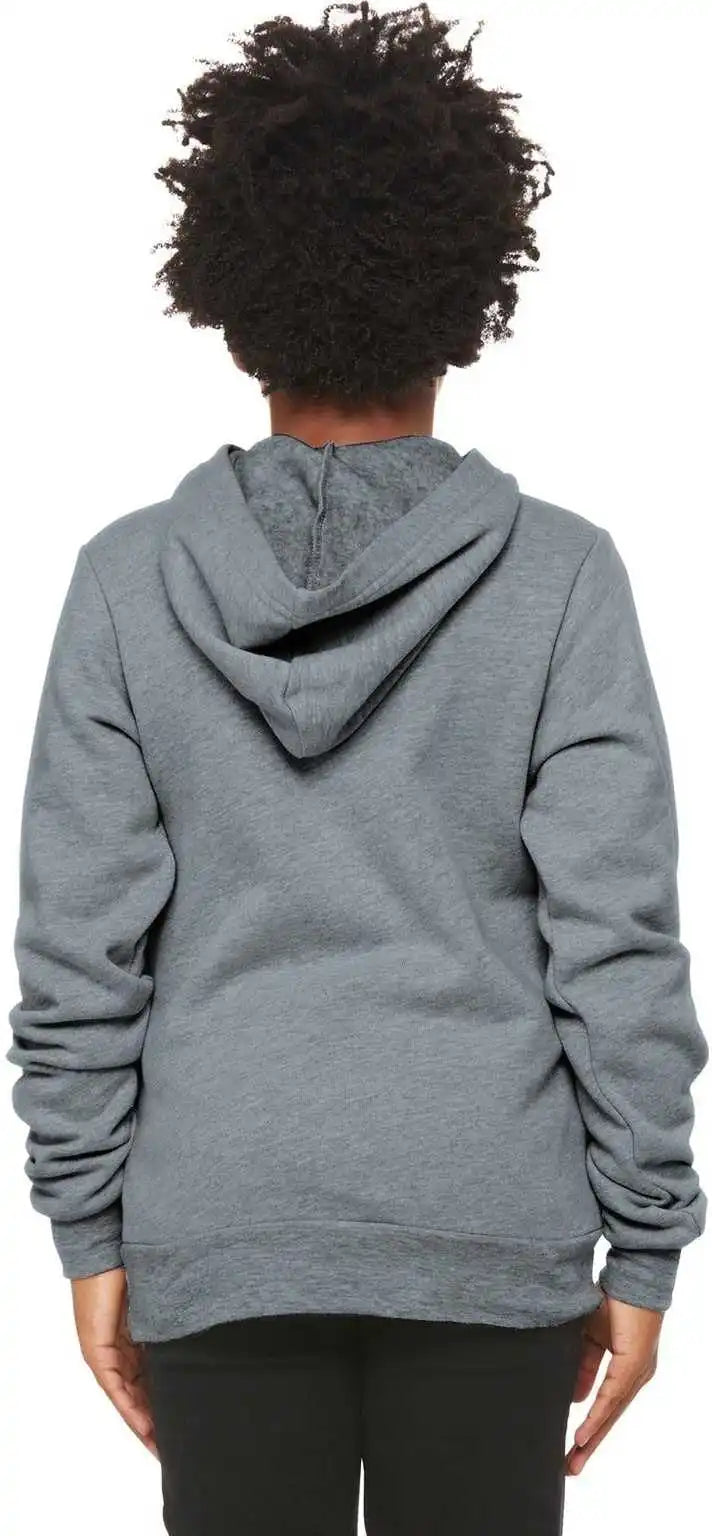 Bella + Canvas 3719y Youth Sponge Fleece Pullover Hoodie - Athletic Heather