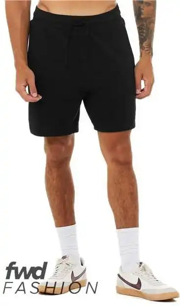 Bella + Canvas 3724 Fwd Fashion Unisex Sweatshorts Black