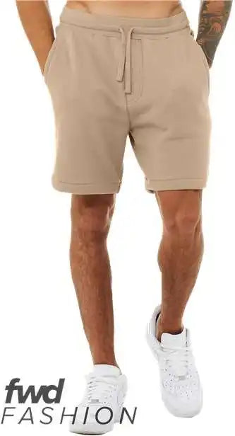 Bella + Canvas 3724 Fwd Fashion Unisex Sweatshorts - Tan