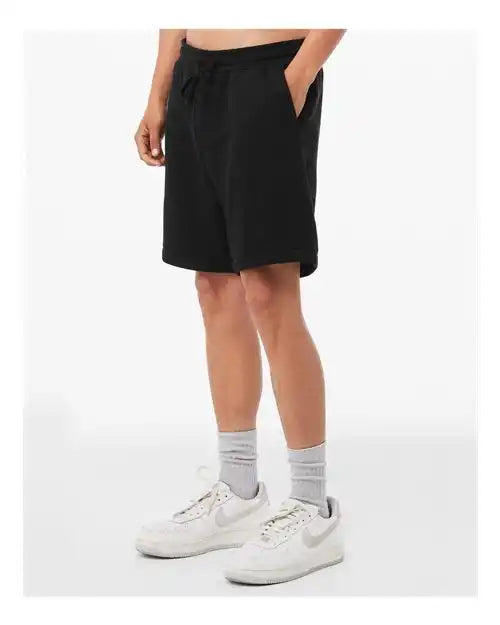 Bella + Canvas 3724 Sponge Fleece Shorts - Black