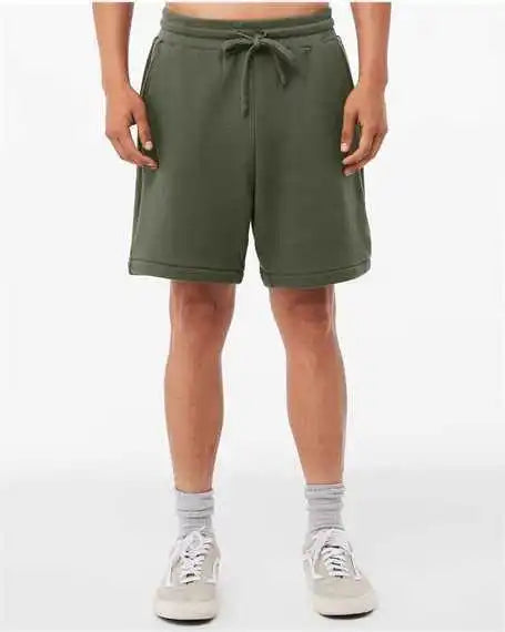 Bella + Canvas 3724 Unisex Sweatshorts - Military Green