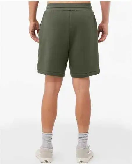 Bella + Canvas 3724 Unisex Sweatshorts - Military Green