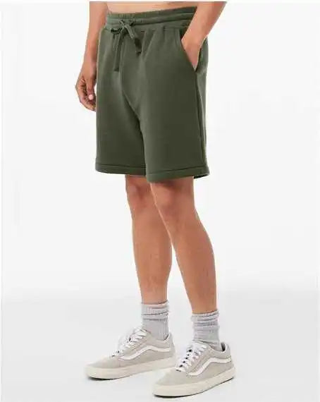 Bella + Canvas 3724 Unisex Sweatshorts - Military Green