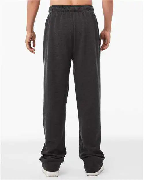 Bella + Canvas 3725 Unisex Sponge Fleece Straight Leg Sweatpants - Dark Gray Heather