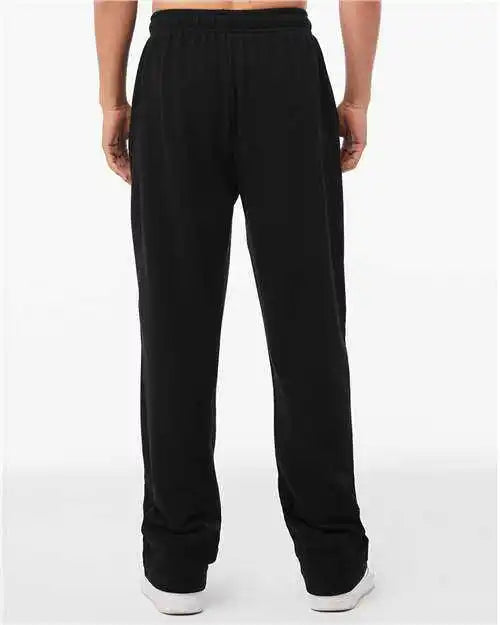 Bella + Canvas 3725 Unisex Sponge Fleece Straight Leg Sweatpants Black
