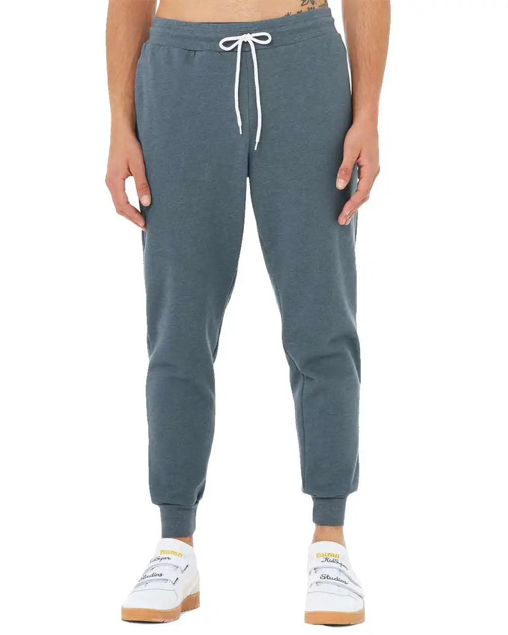 Bella + Canvas 3727 Sponge Fleece Jogger Sweatpants - Heather Slate - Xs