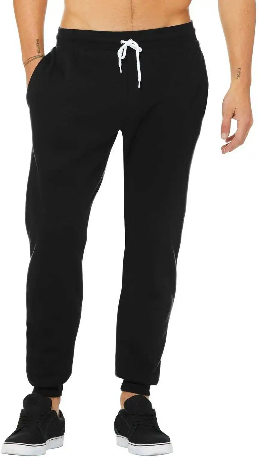 Bella + Canvas 3727 Unisex Jogger Sweatpants Black