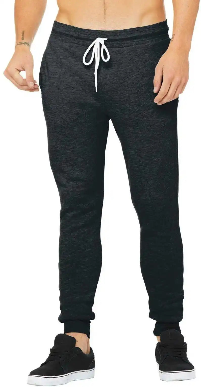 Bella + Canvas 3727 Unisex Jogger Sweatpants Dark Gray Heather
