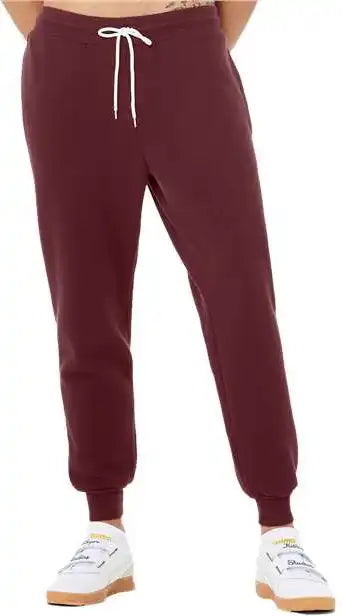 Bella + Canvas 3727 Unisex Joggers Maroon