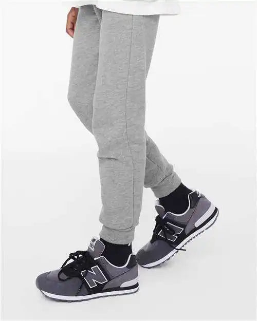 Bella + Canvas 3727y Youth Jogger Sweatpants - Athletic Heather