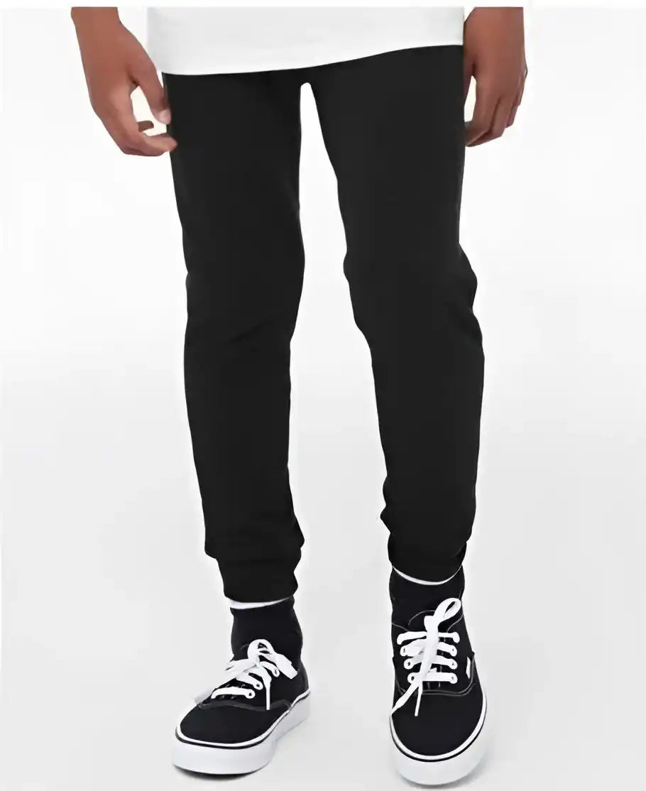 Bella + Canvas 3727y Youth Jogger Sweatpants - Black