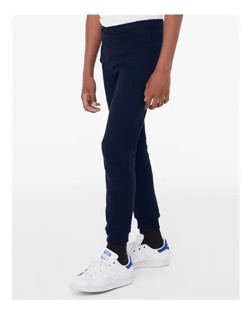 Bella + Canvas 3727y Youth Jogger Sweatpants - Navy