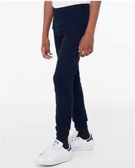 Bella + Canvas 3727y Youth Jogger Sweatpants Navy