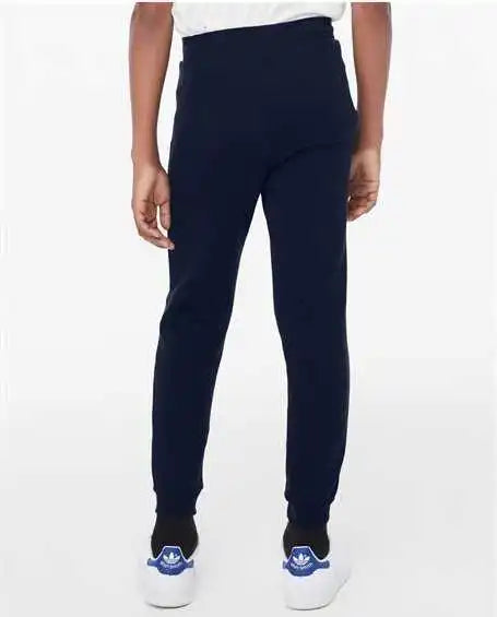 Bella + Canvas 3727y Youth Jogger Sweatpants Navy