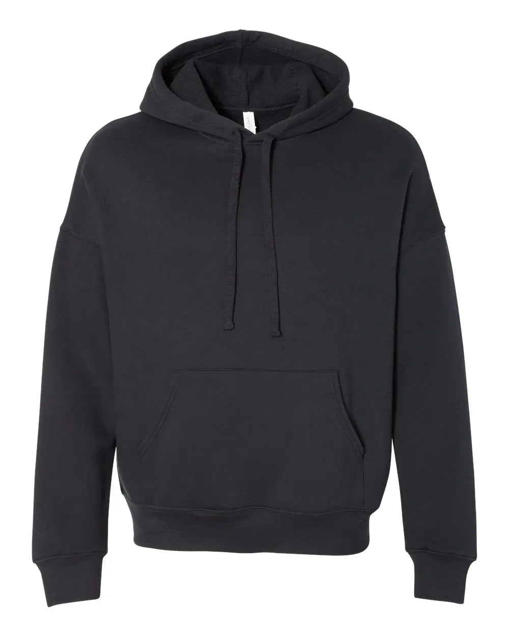 Bella + Canvas 3729 Sponge Fleece Drop Shoulder Hoodie - Black