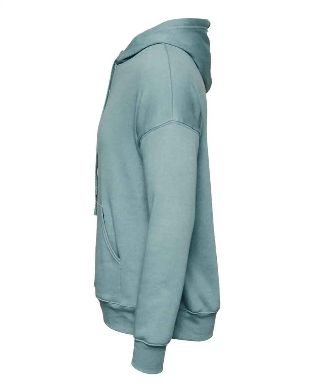 Bella + Canvas 3729 Sponge Fleece Drop Shoulder Hoodie - Heather Blue Lagoon