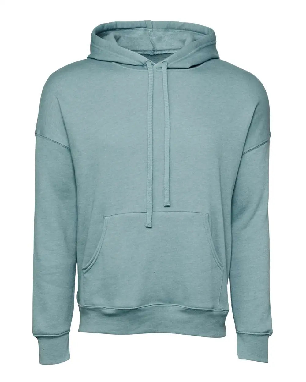 Bella + Canvas 3729 Sponge Fleece Drop Shoulder Hoodie - Heather Blue Lagoon - Xs