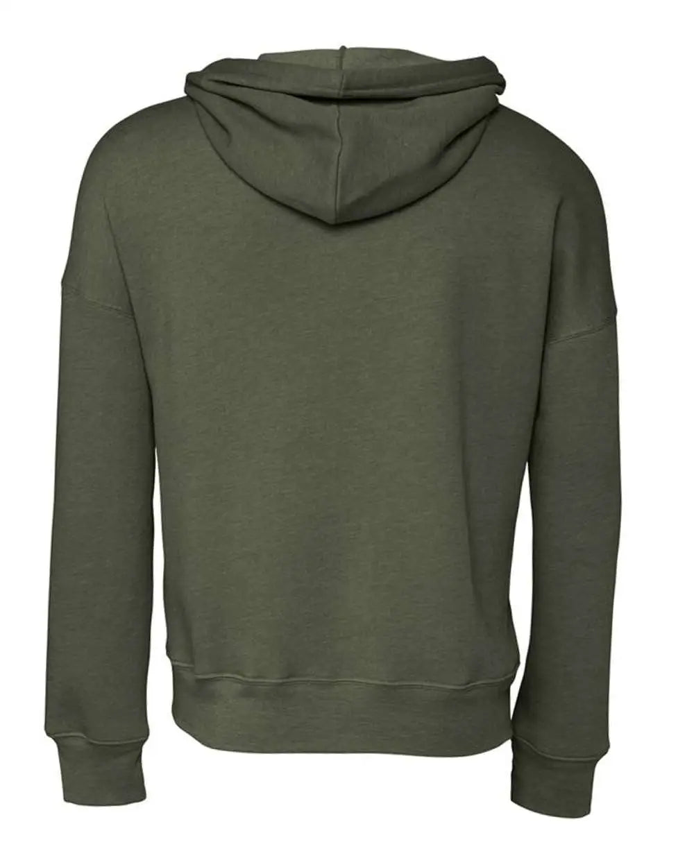 Bella + Canvas 3729 Sponge Fleece Drop Shoulder Hoodie - Military Green - Olive / Xs