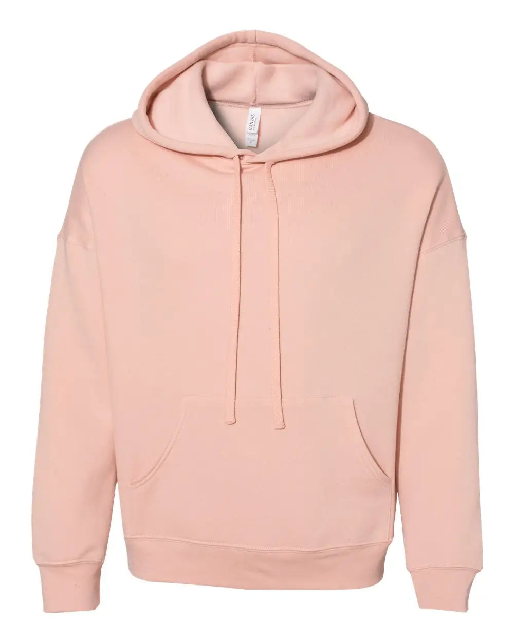 Bella + Canvas 3729 Sponge Fleece Drop Shoulder Hoodie - Peach - Orange / Xs