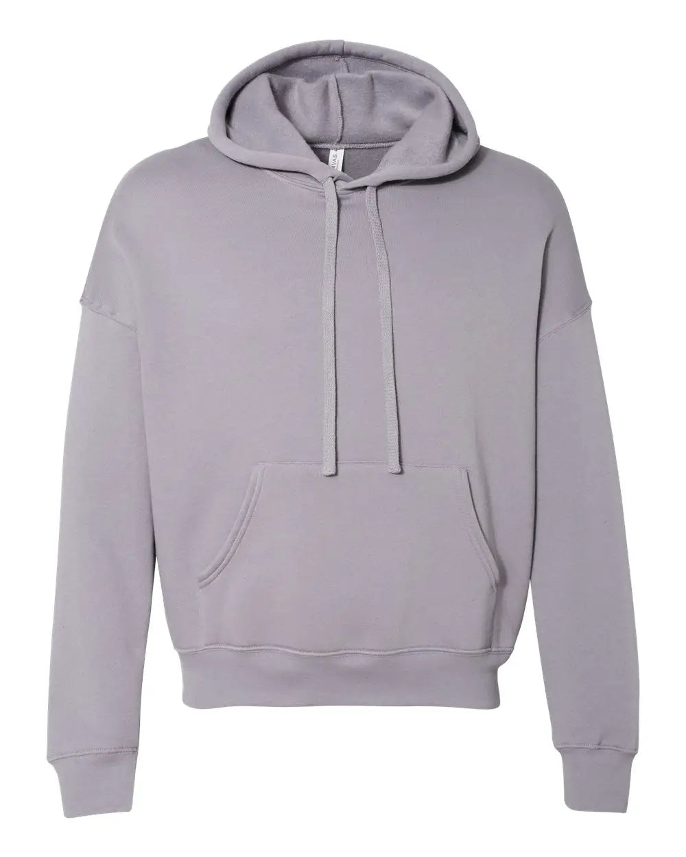 Bella + Canvas 3729 Sponge Fleece Drop Shoulder Hoodie - Storm - Dark Gray / Xs
