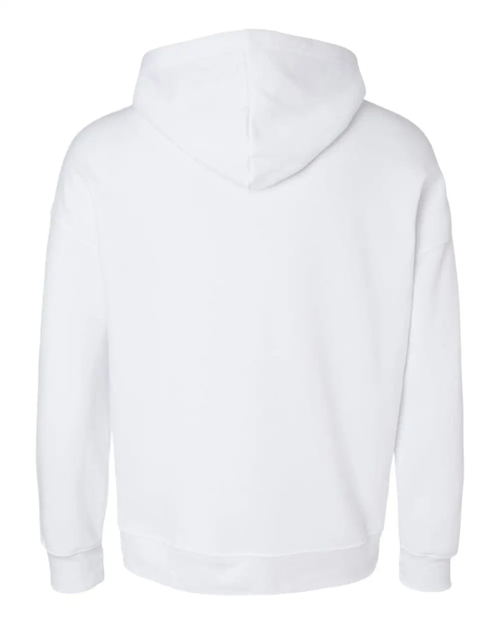 Bella + Canvas 3729 Sponge Fleece Drop Shoulder Hoodie - White - Xs