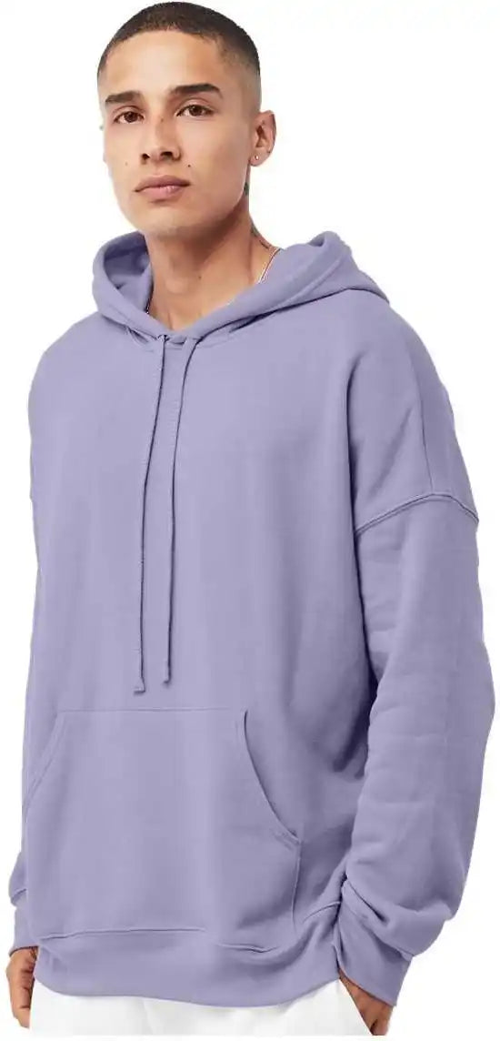 Bella + Canvas 3729 Unisex Sponge Fleece Drop Shoulder Hoodie Dark Lavender