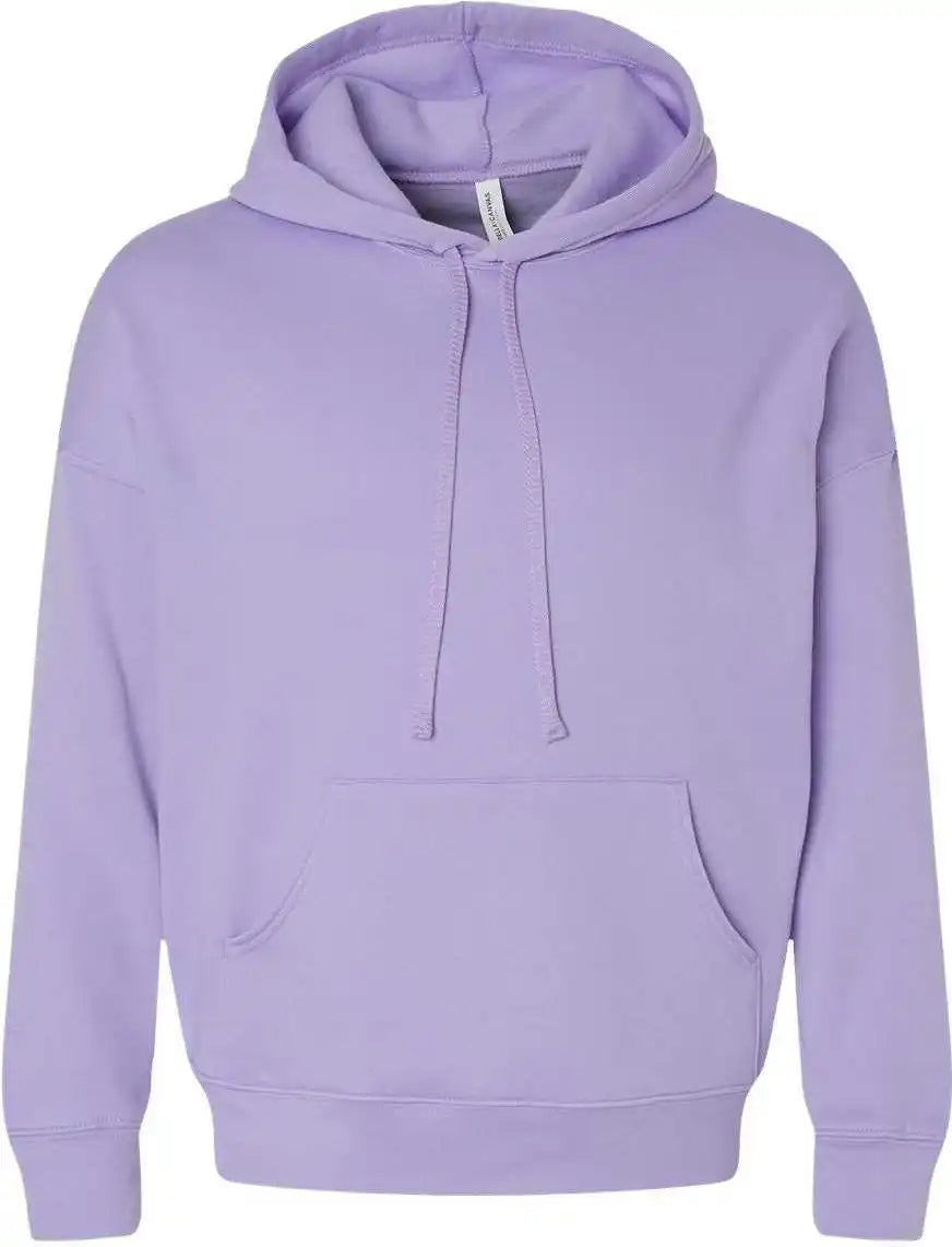 Bella + Canvas 3729 Unisex Sponge Fleece Drop Shoulder Hoodie Dark Lavender