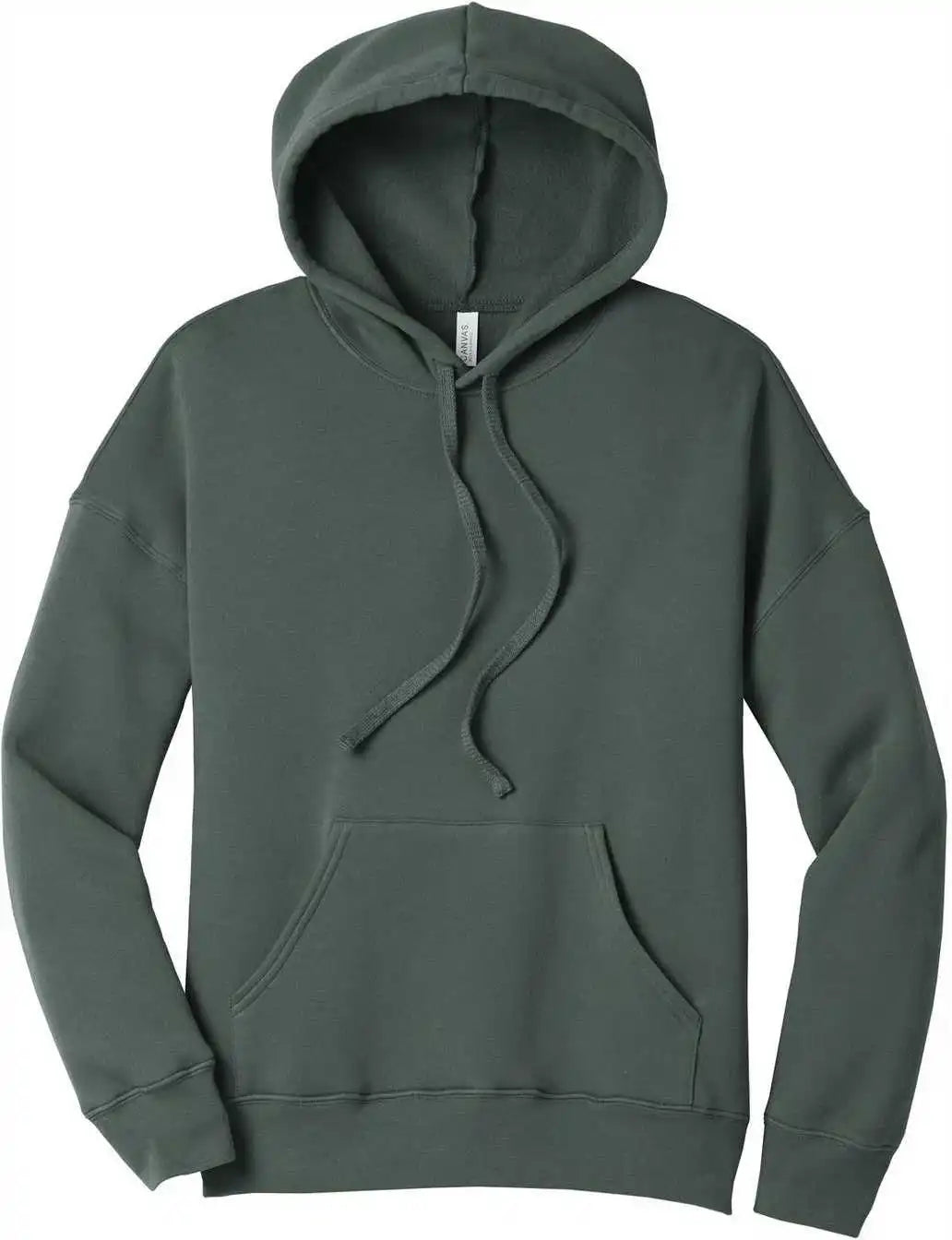Bella + Canvas 3729 Unisex Sponge Fleece Pullover Dtm Hoodie Military Green
