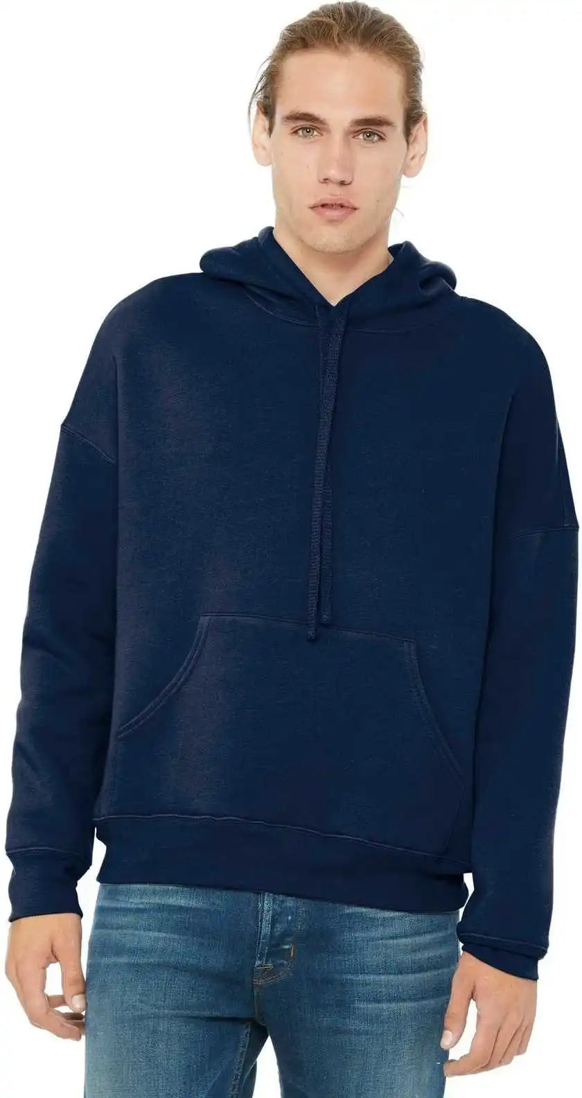 Bella + Canvas 3729 Unisex Sponge Fleece Pullover Dtm Hoodie Navy