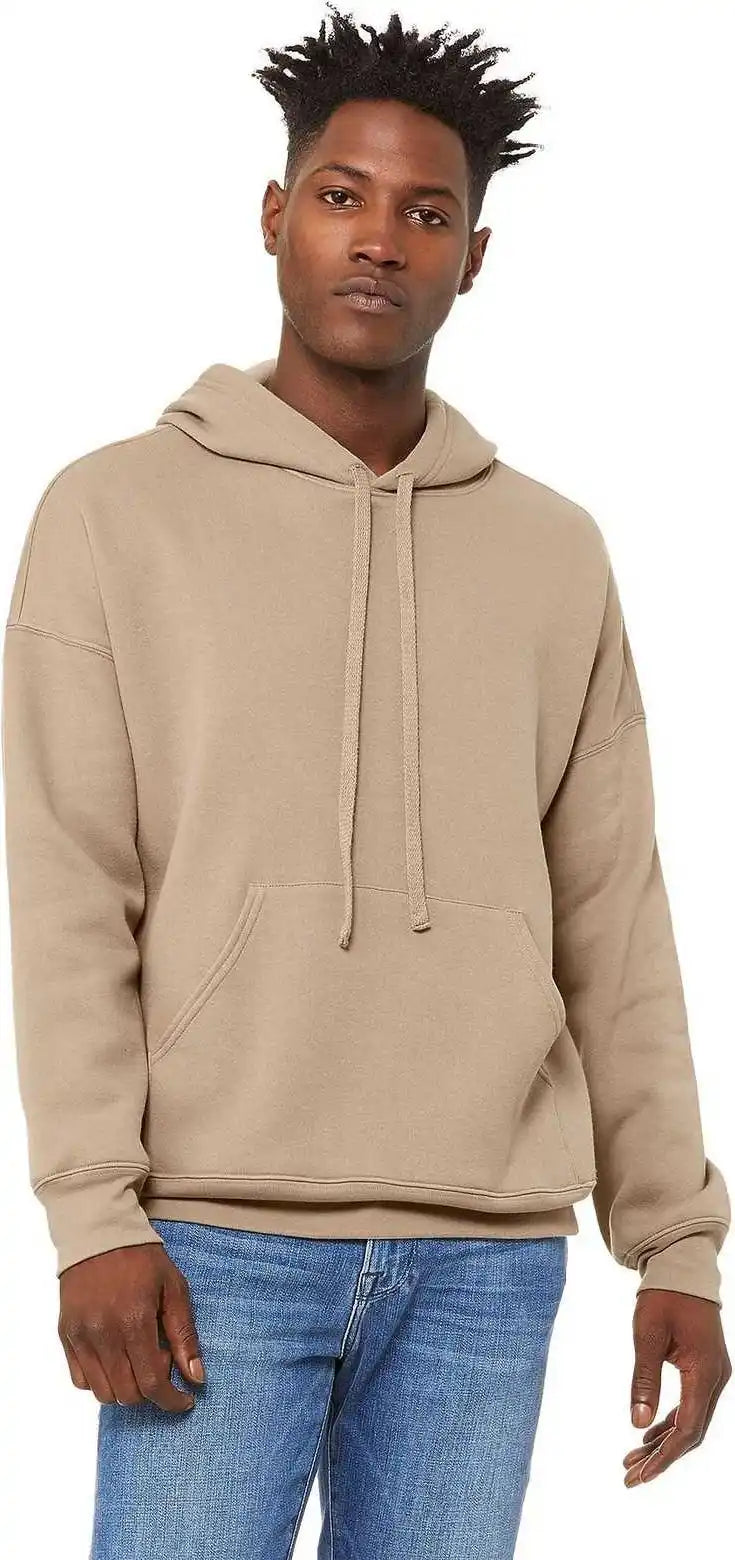 Bella + Canvas 3729 Unisex Sponge Fleece Pullover Dtm Hoodie Tan