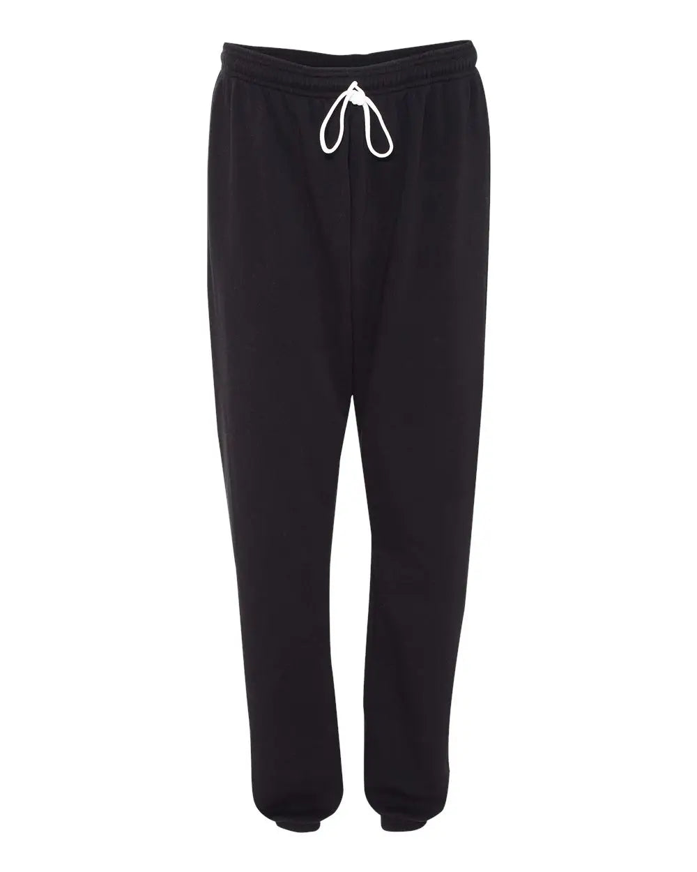 Bella + Canvas 3737 Sponge Fleece Long Scrunch Pants - Black