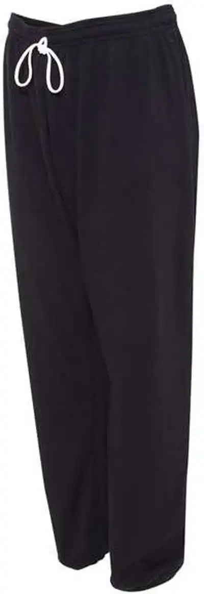 Bella + Canvas 3737 Unisex Sponge Fleece Long Scrunch Pants - Black