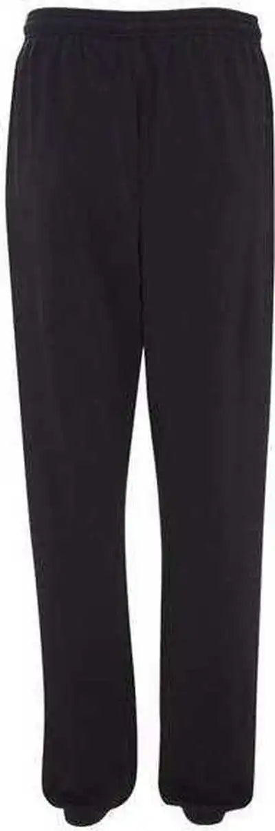Bella + Canvas 3737 Unisex Sponge Fleece Long Scrunch Pants Black