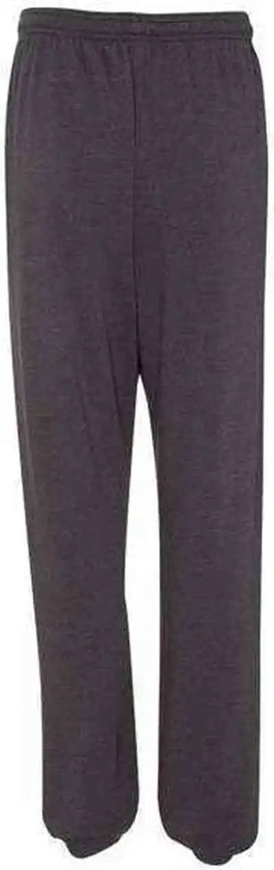 Bella + Canvas 3737 Unisex Sponge Fleece Long Scrunch Pants Dark Grey Heather
