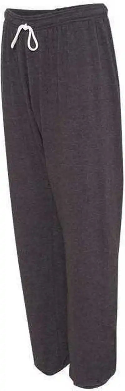 Bella + Canvas 3737 Unisex Sponge Fleece Long Scrunch Pants - Dark Grey Heather
