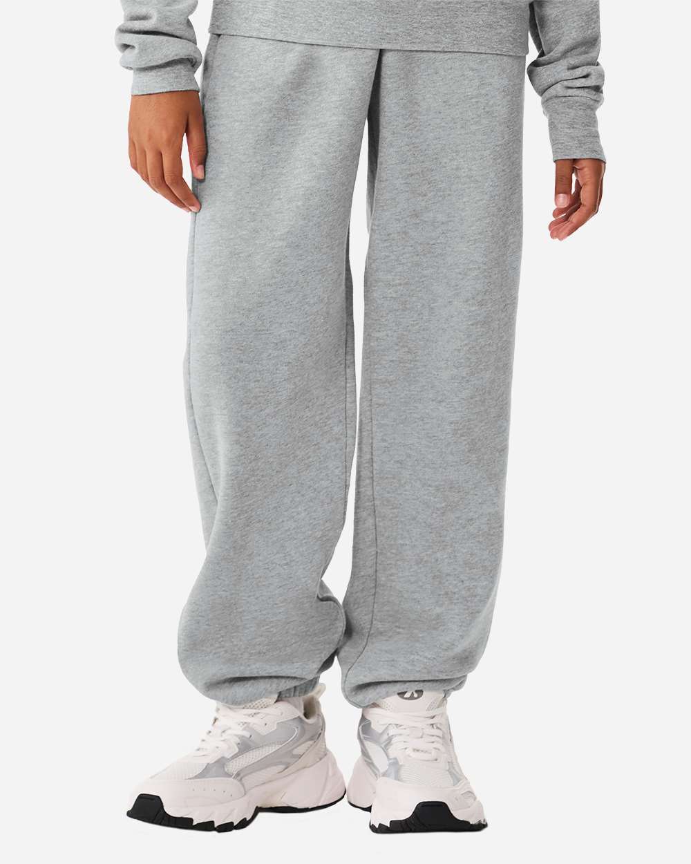 Bella + Canvas 3738y Youth Sponge Fleece Sweatpants - Athletic Heather