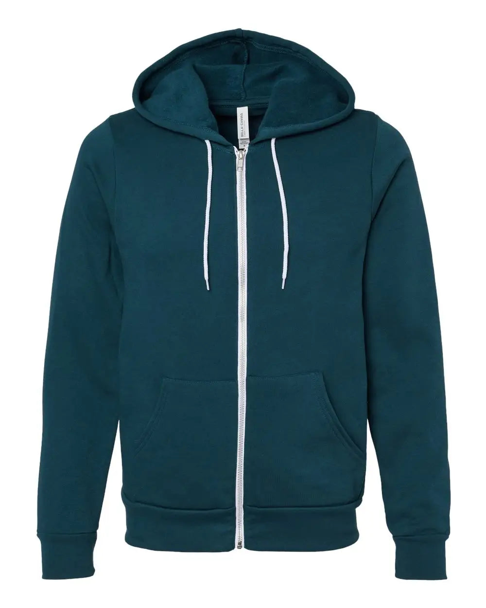 Bella + Canvas 3739 Sponge Fleece Full-zip Hoodie - Atlantic - Navy / Xs