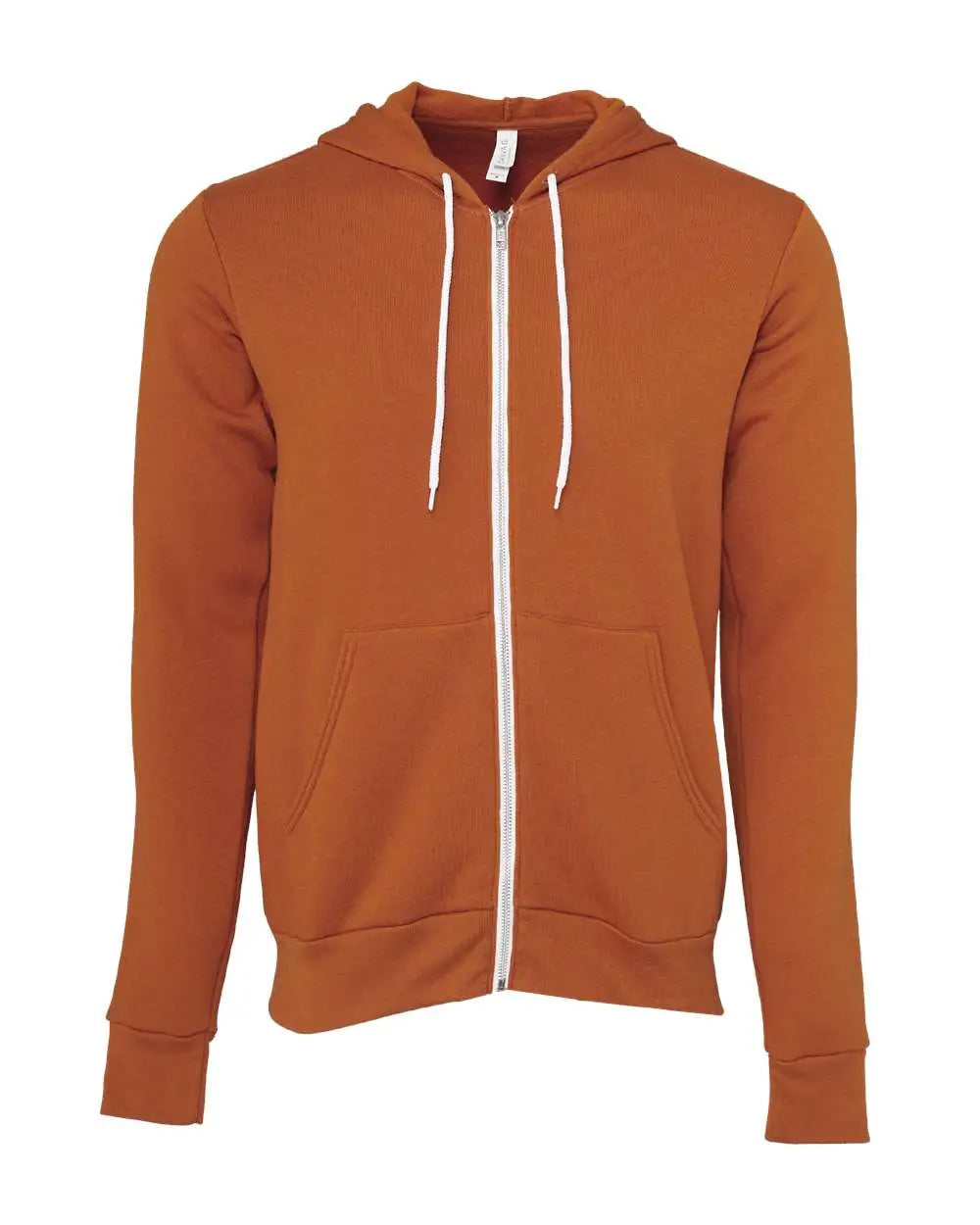Bella + Canvas 3739 Sponge Fleece Full-zip Hoodie - Autumn