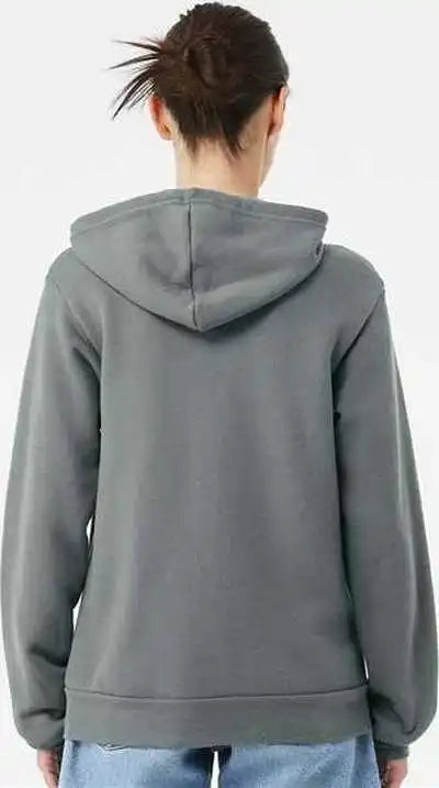 Bella + Canvas 3739 Sponge Fleece Full-zip Hoodie - Blue Storm