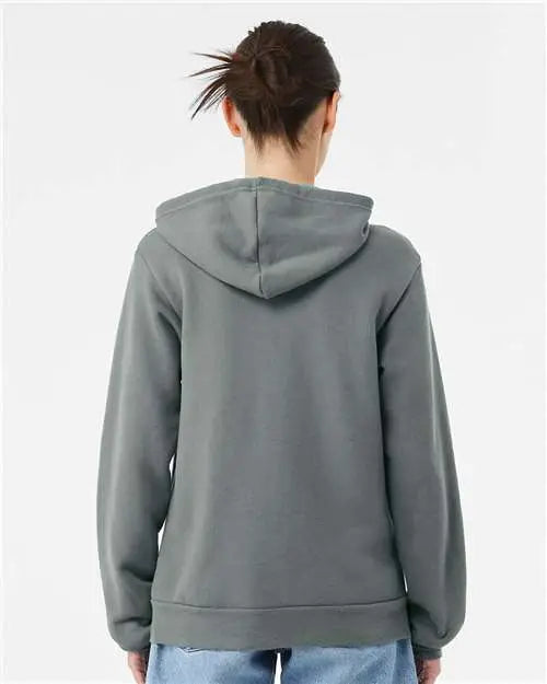 Bella + Canvas 3739 Sponge Fleece Full-zip Hoodie - Blue Storm