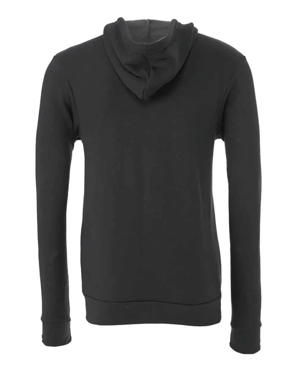 Bella + Canvas 3739 Sponge Fleece Full-zip Hoodie - Dark Grey - Xs