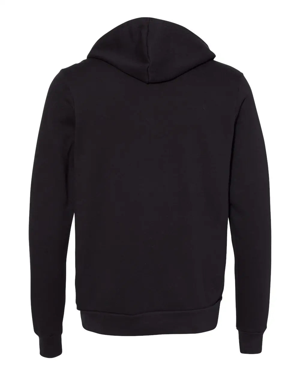 Bella + Canvas 3739 Sponge Fleece Full-zip Hoodie - Dtg Black - Xs
