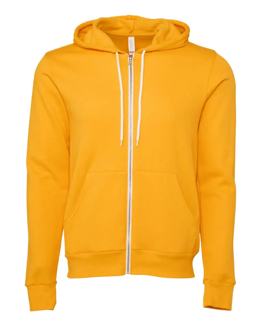 Bella + Canvas 3739 Sponge Fleece Full-zip Hoodie - Gold